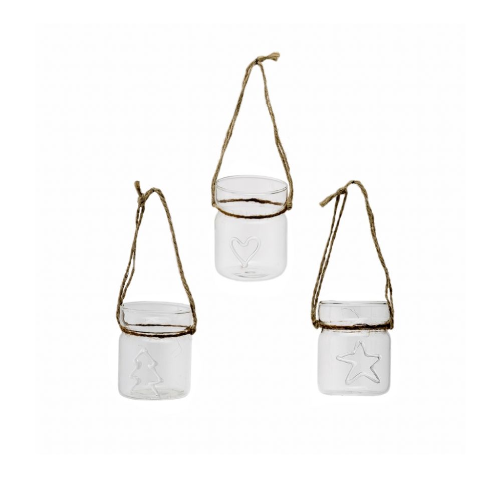 NICITY HANGING VASES SMALL S/3